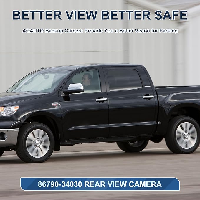 Rear View Backup Camera Fit for Toyota Tundra 2007-2013, Reversing Parking Assist Camera OE Replacement 86790-34030 86790-34011