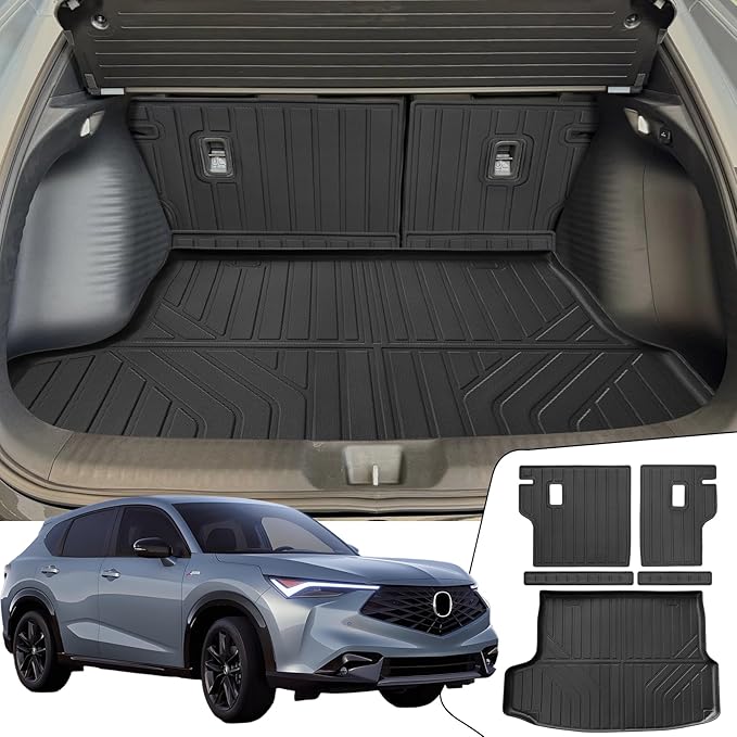 Cargo Liners for 2025 Acura ADX,TPE All Weather Protection 1st & 2nd Row Car Floor Mats 2025 ADX Accessories-Black