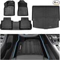 Compatible for 2025 2024 2023 2022 2021 Nissan Rogue Floor Mat Trunk Cargo Liners, All-Weather Rear Trunk Mat Cargo Cover Protector Fit for Rogue 2024-2021 Accessories (No Sport Models)