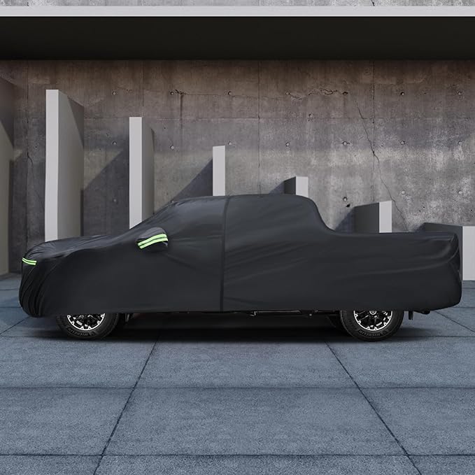 Car Cover Custom Fit for Toyota Tundra 5.5Ft Bed 2000-2025, Migaven Waterproof Full Exterior Cover Sun Rain Protection with Door Zipper and Cotton Lining