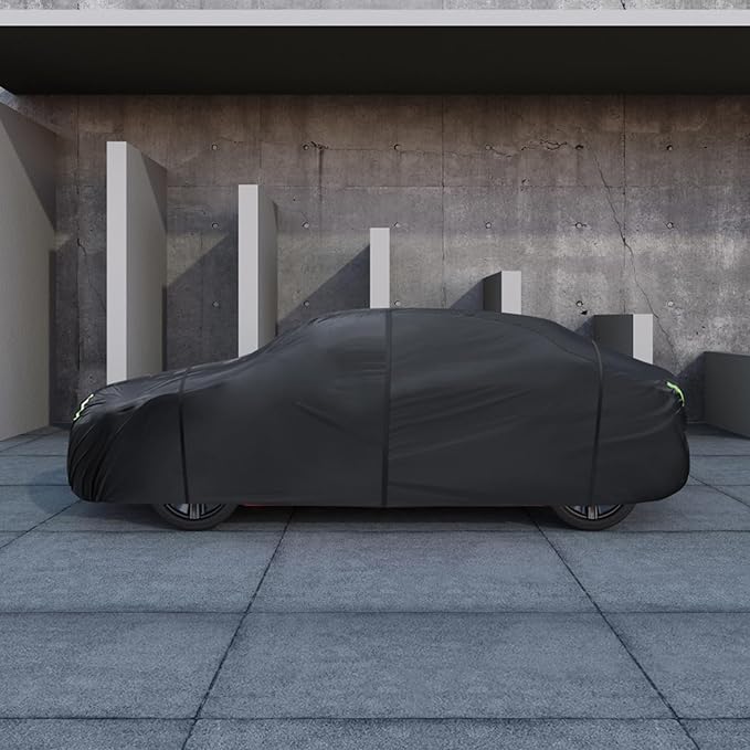 6 Layers Car Cover Custom Fit for 1998-2025 Porsche 911 (991/992/996/997 Series) Carrera 4S/Turbo/Carrera, Waterproof All Weather Rain Sun Protector with Door Zipper
