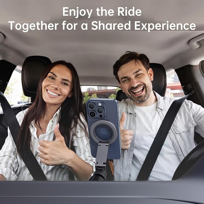 SYNCWIRE for Magsafe Car Mount Vent - Magnetic Phone Holder for Car [3D Long Arm | Flexible Rotation | Strong Magnets] Air Vent Car Phone Mount for iPhone 16 15 14 13 12 Pro Max Plus Mini Mag Safe