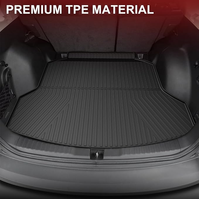Floor Mats & Cargo Liner Fit for Honda CRV CR-V 2012-2016 LX, SE & EX (Not Fit EX-L & Touring Models) - All Weather Protection Car Floor Liners with Trunk Mat - 1st and 2nd Row Full Set Car Mats Black
