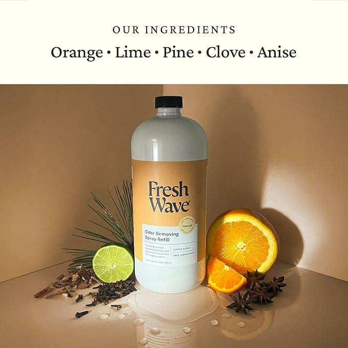 Fresh Wave Orange Odor Eliminator Spray & Air Freshener Refill, 32 fl. oz.