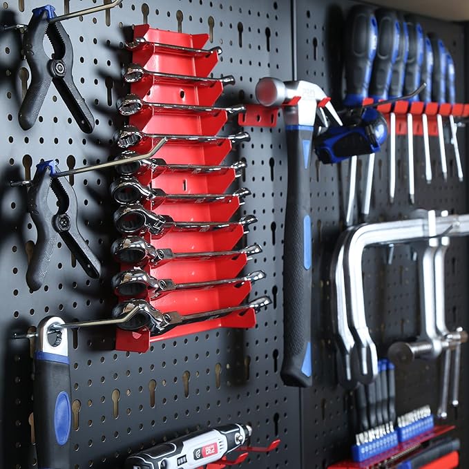 Prostormer Workbench, 47.25 inch Multipurpose Garage Worktable with Peg Board Hook Kit for Home, Garage, and DIY Projects