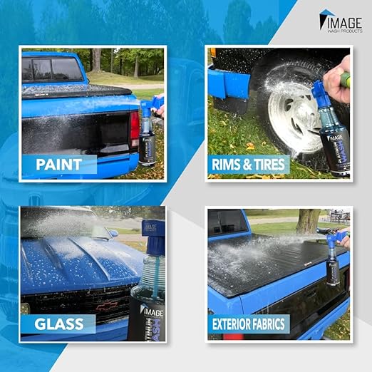Image Wash Products - 16oz Platinum Wash Car Soap – Car Wash Foam Soap for Foam Cannon & Pressure Washer | High Gloss RV/Truck Wash Soap | Bubble Gum Scent, Detailer Grade Car Soap