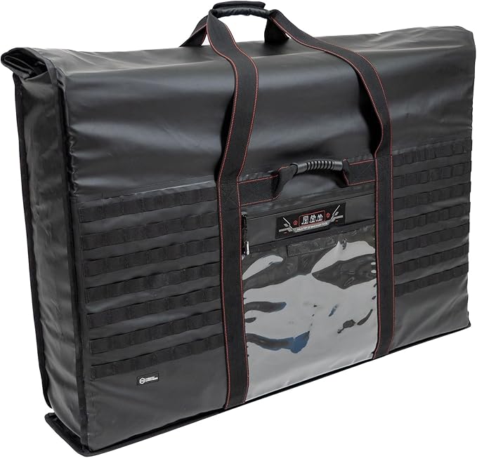 Mission Darkness Dry Shield Eclipse Faraday Bag for Solar Panels & Extra-Large Electronics // Military-Grade RF Shielding Waterproof Case for EMP CME Protection Preppers Personal Security