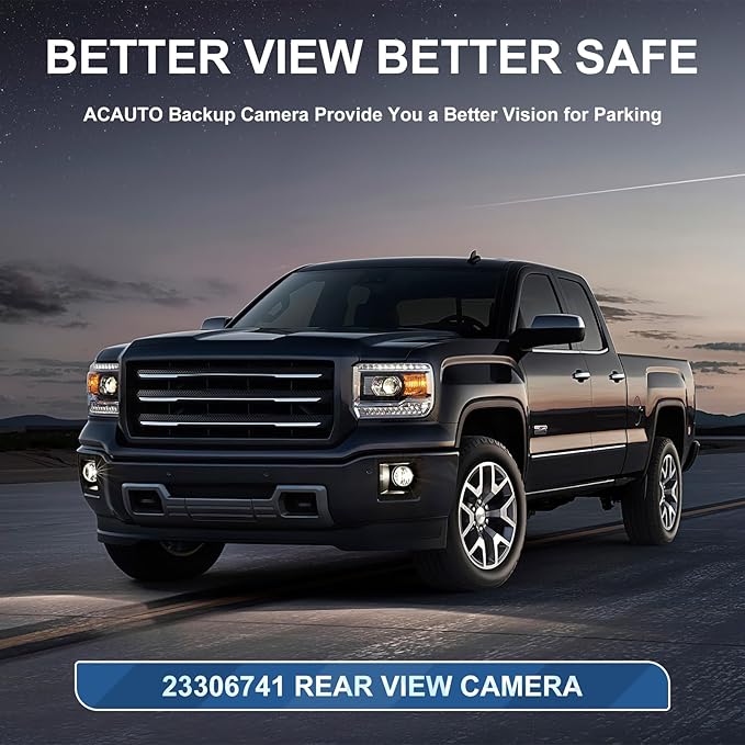 Rear View Backup Reverse Camera Fit for Chevrolet Silverado Cheyenne Fit for GMC Sierra 1500 2500 HD 3500 HD 2014 2015,Safety Parking Back Up Assist Camera OE Number 23306741 22803702