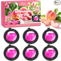 Car Air Freshener Vent Clips, Peach Scent, 6 Pack, Long Lasting Scent Up to 180 Days, Car Fresheners for Women, Car Vent Clip for Men