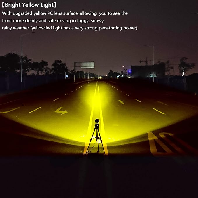 Led Pod Lights Spot Fog Lights Amber/Yellow 2Pcs 60W 4 Inch Work Auxiliary Lights Ditch Lights Fit for Motorcycle Truck Car SUV ATV Boat pickups Tractor 12V 24V Led Driving OffRoad Lights
