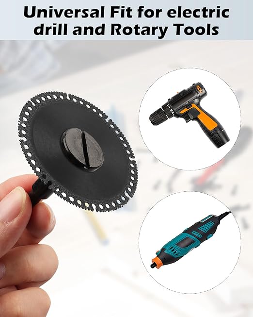 Cut Off Wheel Mounting Mandrel Holder 3/8" & 1/4" Arbor Hole, 4 Pack Cut-Off Wheel for Die Grinder Accessories Drill Bits Tool