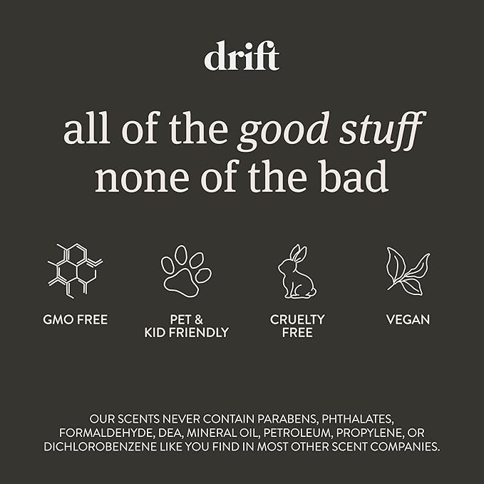 Drift Car Air Freshener - Wood Fragrance - Automotive Odor Eliminator - Car Fresheners Long Lasting - Variety 3 Pack - CLIP INCLUDED
