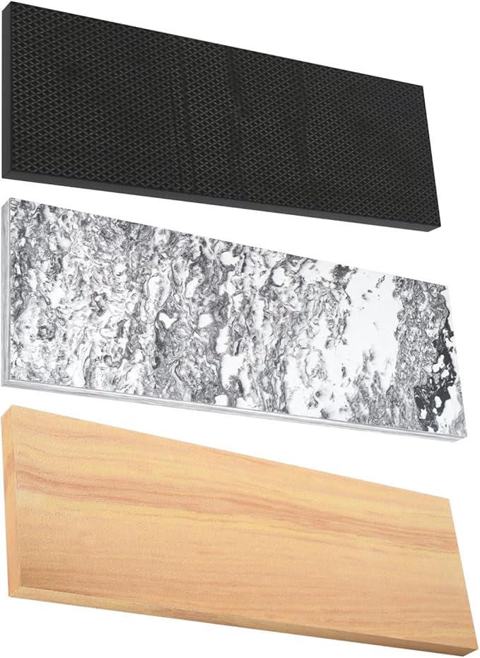 GWP02S Garage Wall Protector Car Door Protectors Bundle (Black & Marble Grain & Wood Grain 14-Pack)