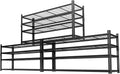 Storage Shelves 3PCS Garage Shelving Heavy Duty 2640LBS Capacity, 60"L x 24"W x 60"H Adjustable Metal Shelving Organizer Wire Rack, 4 Tier Utility Shelf Unit for Pantry Closet Warehouse Organization