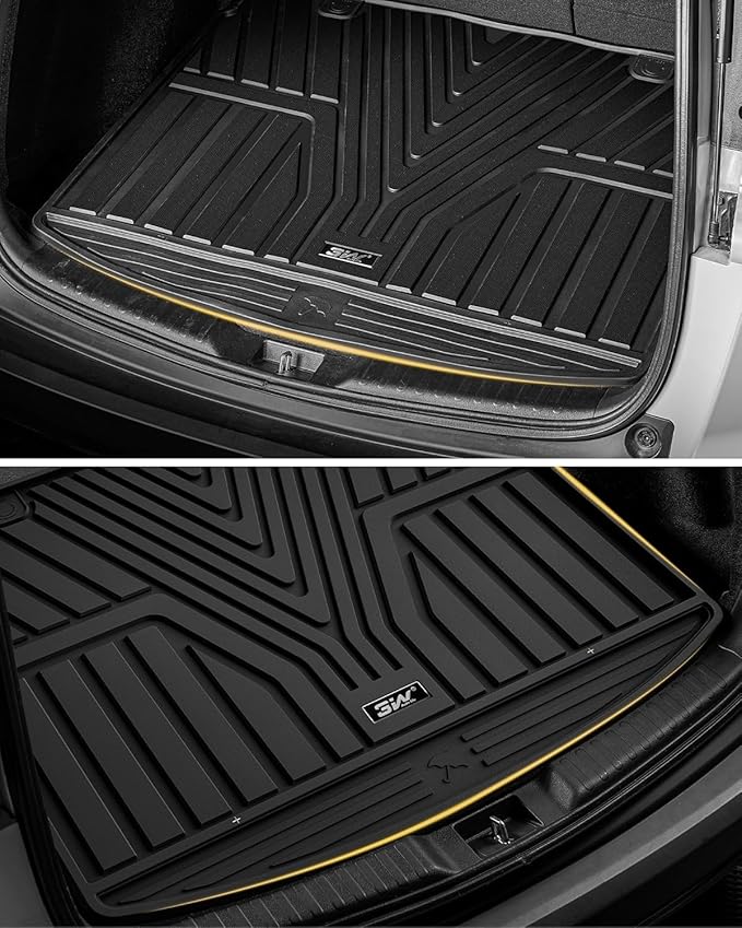 3W Floor Mats & Cargo Liner Fit for Honda HR-V 2023 2024 2025 & Acura ADX 2025, Honda HRV Accessories TPE Custom Fit Floor Liner and Cargo Liner Mat (Include Hybrid) (Not fit Premium Audio System)