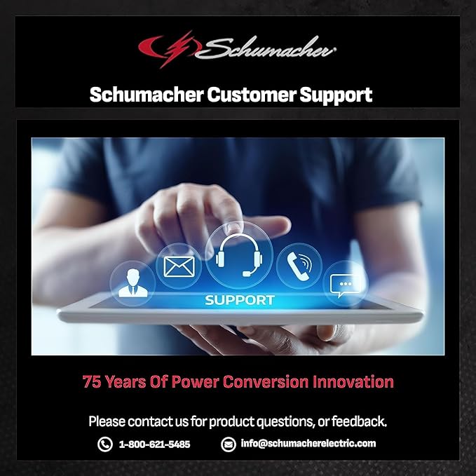 Schumacher Electric DSR ProSeries Car Battery Jump Starter, Maintainer & Portable Power Station - 12V 2000 Peak Amps & 400 Cranking Amps - with DC & USB Charging Ports - DSR157