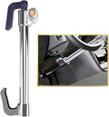 Tevlaphee Universal Steering Wheel Brake Lock Anti-Theft Retractable Double Hook Car Clutch Pedal Lock for Car Truck SUV Van Security with 3 Keys