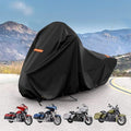 420D Motorcycle Cover for Harley Davidson Touring Models Road King, Road Glide, Street Glide, Electra Glide, Heritage Classic, Low Rider Outdoor Bike Cover Waterproof Fits up to 118” Motorcycle