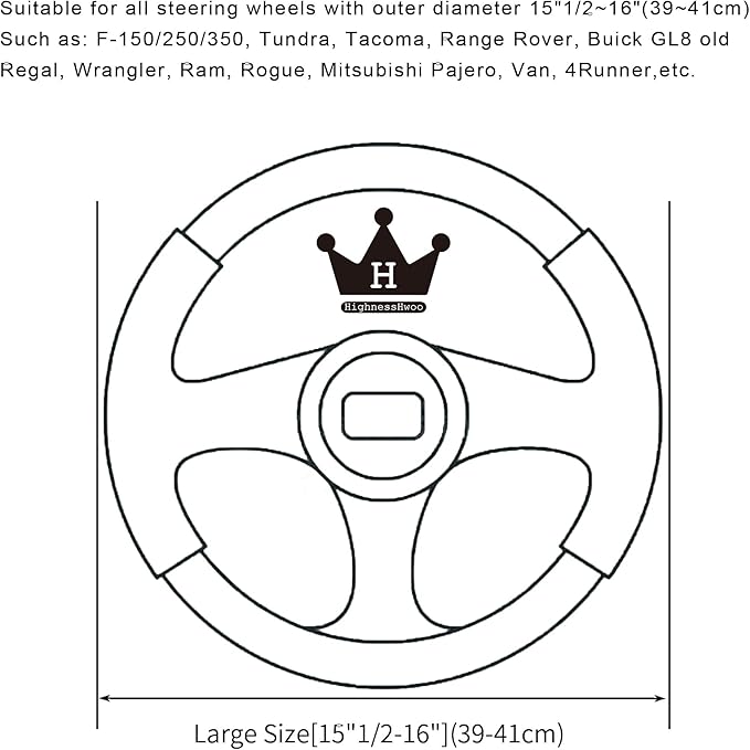 Car Steering Wheel Covers for Women Girl Padded Carbon Fiber PU Leather Cute Cartoon Auto Interior Accessories for Jeep, Truck, Universal, Anti Slip, Pink, Large Size 15.5-16"(39-41cm)