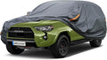 Premium Car Cover Custom Fit Toyota 4Runner (1995-2025), 16 Layers Heavy Duty Car Cover Waterproof All Weather with Zipper Door for Sun Rain Snow Dust Uv Protection