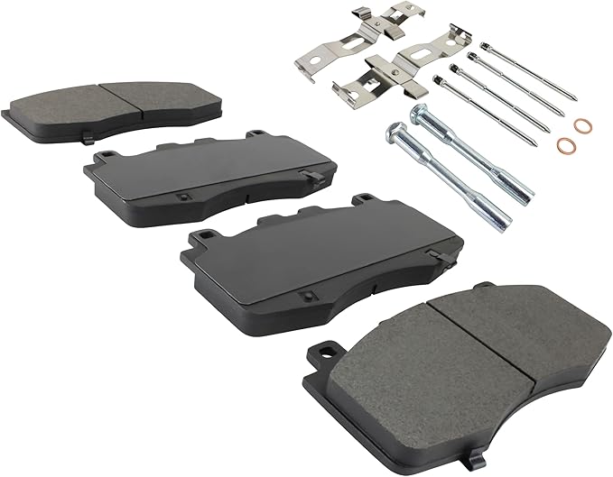 Premium Semi-Metallic Front Brake Pads (1001-2152M) Compatible with Dodge Durango 2021-2022, Jeep Grand Cherokee 2018-2021