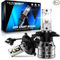 NOVSIGHT H4/HB2/9003 Bulbs Upgraded, 400% Brightness H4 Fog Bulbs, Quick Installation HB2/9003, Pack of 2