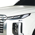 BOGAR TECH DESIGNS Full Headlight Head Light PPF Kit Compatible with Hyundai Palisade 2023-2025, Clear Bra