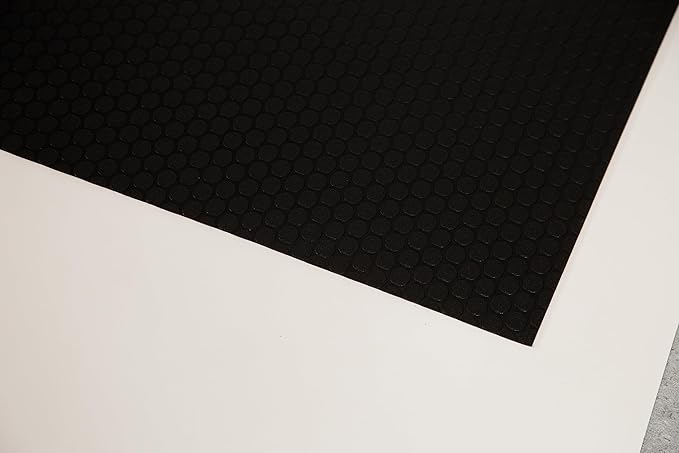 G-Floor Performance Vinyl Garage Runner Small Coin Pattern (Midnight Black, 27" x 96")
