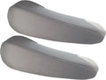 TLH Flat Cloth Fabric Armrest Covers One Pair, Gray Color