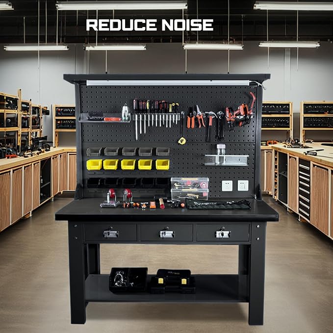Workbench Mat 24X72 Inches, EVA Work Mat, Protect Your Work Bench Top, Heavy Duty Pad for Tool Box Top, Table, Tool Station, Rolling Cabinet Cart Cover Liner Matt, 72"X24" 5mm Thick