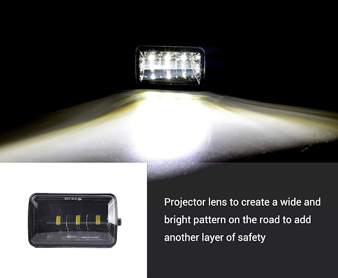 Tecoom Fog Lights Set of 2 Compatible with Ford F150 2015-2020 Aprroved by DOT SEA Waterproof Bright 3200 lumen LED Fog Driving Light Road Off Lights