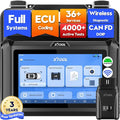 XTOOL D7W Wireless OBD2 Scanner Diagnostic Tool 2025 Upgraded Ver. of D7, Bidirectional Scan Tool, ECU Coding, 39+ Resets, CAN FD & DoIP, All System Scanner for Car with 3-Year Update