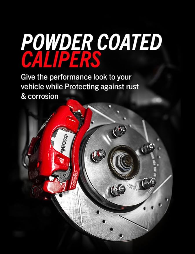 Power Stop KC3118-36 Front Z36 Truck and Tow Brake Kit with Calipers For Chrysler Town & Country, Dodge Grand Caravan, Ram C/V, VW Routan [Model Specific]