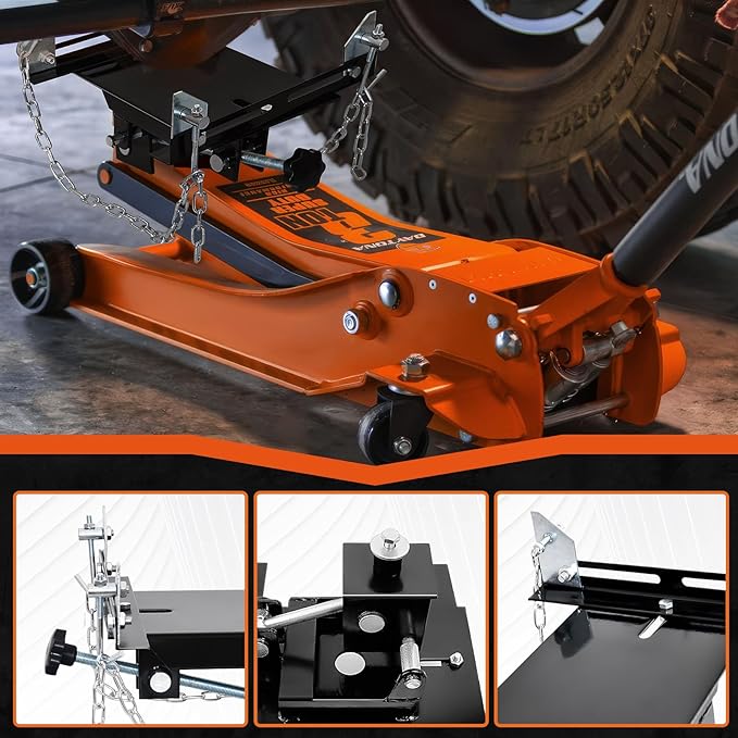 Transmission Jack Adapter for Cars, Trucks, and Other Vehicles, 1/2 Ton Universal Transmission Jack Adapter,1100 lbs/0.5 T Loading Gearbox Removal Adaptor for Hydraulic Floor Jack Conversion Garage Au
