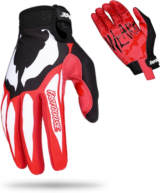 Dirt Bike Motorcycle Gloves - Motocross, Motorbike & ATV Off Road Racing Sports Cycling Gloves