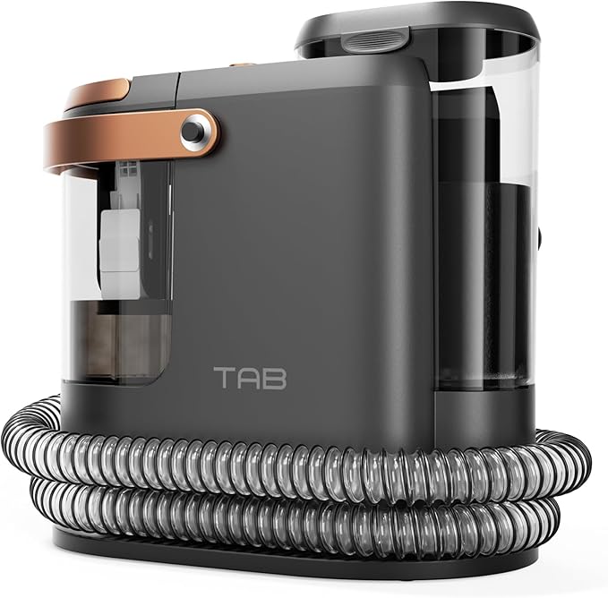 TAB Carpet Cleaner Machine, 18KPa Portable Upholstery Spot Cleaner Shampooer Machine, Powerful Deep Stain Remover, Deep Cleaner for Pets, Stairs,Car Seat and Couch, Self-Cleaning, R3