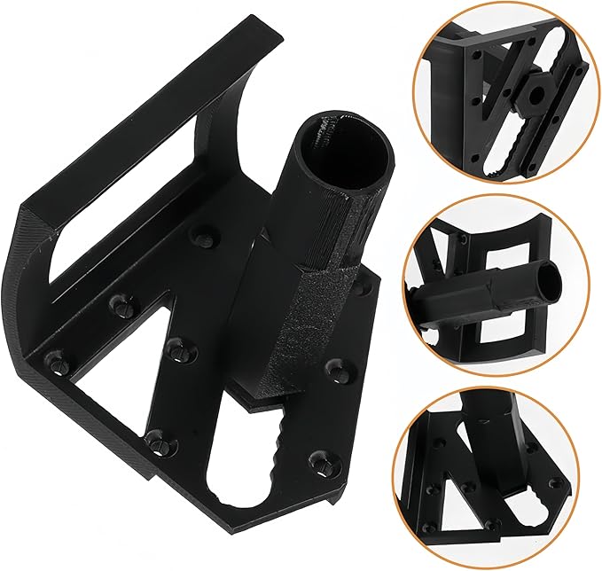 Garden Tool Rack Wall Mounted - Thickened ABS Plastic Organizer, Heavy Duty, 8 Nails Included, for Garage Kitchen Bathroom Storage