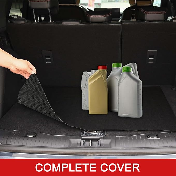 Golener Oil Spill Mat - Garage Floor Mat, Absorbent Oil Pad, Premium Maintenance Mat, Waterproof, Contain Liquid, Protect Garage Surface from Spill & Stain, Reusable, Washable, Durable, Black, 29”x36”