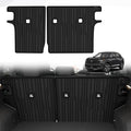 TripleAliners Backrest Mats All Weather Liners Compatible with 2025 Nissan Kicks Interior Accessories TPE Second Row Seats Back Cover Custom Fit Protection Car Liner