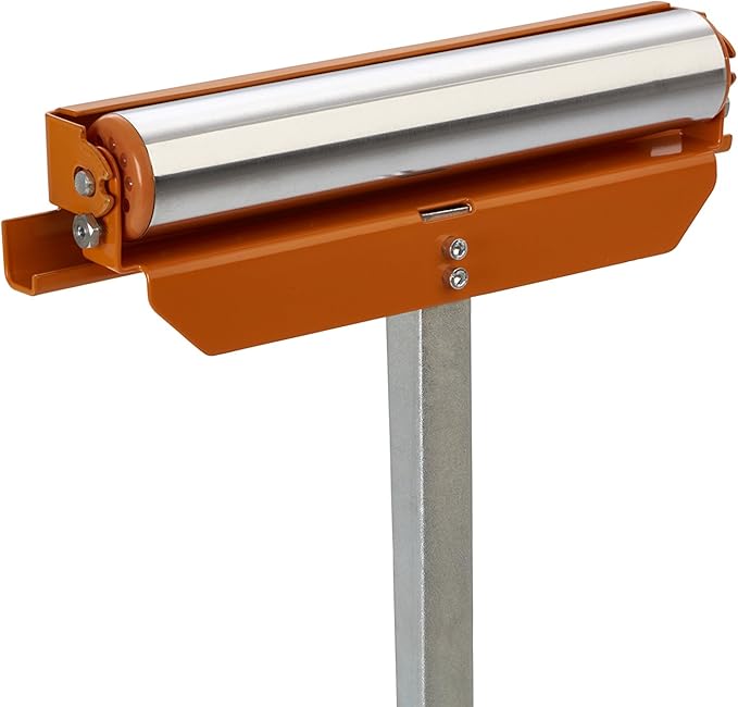 Bora Wood Organizer and Lumber Storage Metal Rack with Portamate PM-5093 Tri Function Pedestal Roller