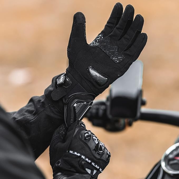 ILM Motorcycle Gloves for Men and Women Touchscreen Riding Gloves Motorbike Motocross Dirt Bike ATV Model-WD01