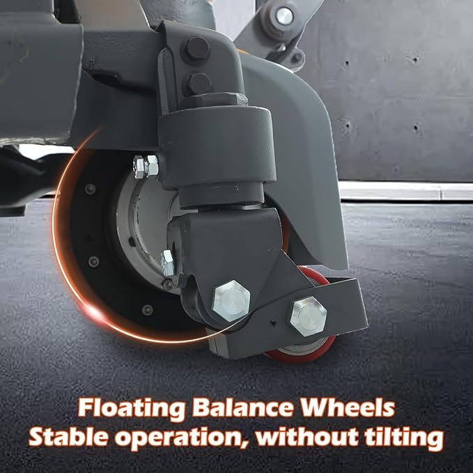 Tory Carrier Full Electric Power Pallet Jack Truck 4400lb Cap. 48" x 27" Fork Size, Lithium Battery Motorized Trucks Lift for Material Handling