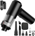 Vac V2 Portable Air Blower/Car Vacuum 90°Foldable 3in1 Handheld Vacuums Cleaner Brushless Motor High Power 16000PA Compressed Air Dusters Cordless Vacuum Cleaners for Car Home