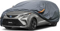 Premium Car Cover Custom Fit Toyota Sienna (1997-2025), 16 Layers Heavy Duty Car Cover Waterproof All Weather with Zipper Door for Sun Rain Snow Dust Uv Protection