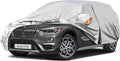 Kayme 6 Layers SUV Car Cover Custom Fit for BMW X1 (2009-2025) Waterproof All Weather for Automobiles, Outdoor Full Cover Rain Sun UV Protection.Silver