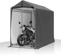 6 x 3ft Outdoor Cycle Storage Shelter - Bike Shed with Roll-up Door & Ventilate Window, Polyethylene Canopy Bicycle Garage for Garden, Domestic, Outdoor, Rain Shelter