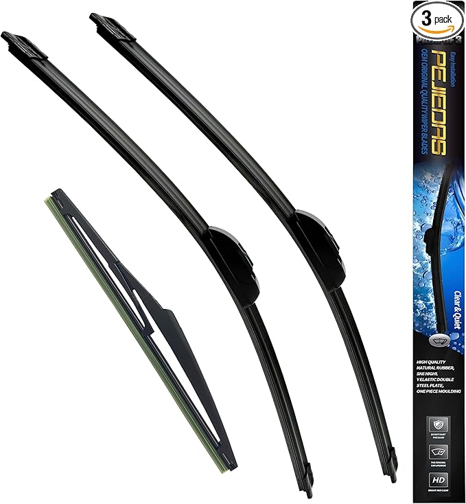 Front Wiper + Rear Wiper Blades for Toyota Rav4 2013-2018 (26 inch + 16 inch + 10 inch Wiper Blades) OE Original Style