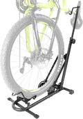 BIKE HAND Upright Bike Stand - Premium Quality Vertical & Horizontal Adjustable Bicycle Floor Parking Rack - for Storing MTB Road Bikes - up to 29” Wheel Size - Seatpost Stabilizer Ver. 1-1 Bike