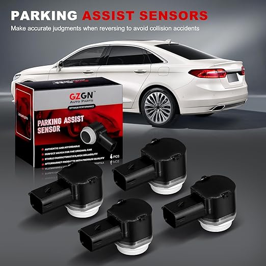Parking Assist Sensor Compatible with Edge Escape Expedition Explorer Flex Focus Fusion Mustang Taurus MKS MKT MKX MKZ Navigator Mariner Milan 2011-2018,8A53-15K859-ABW 4PCS Parking Sensors