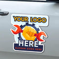 Magnet Me Up Customizable and Personalized Automotive Magnet Decals (Custom Size)